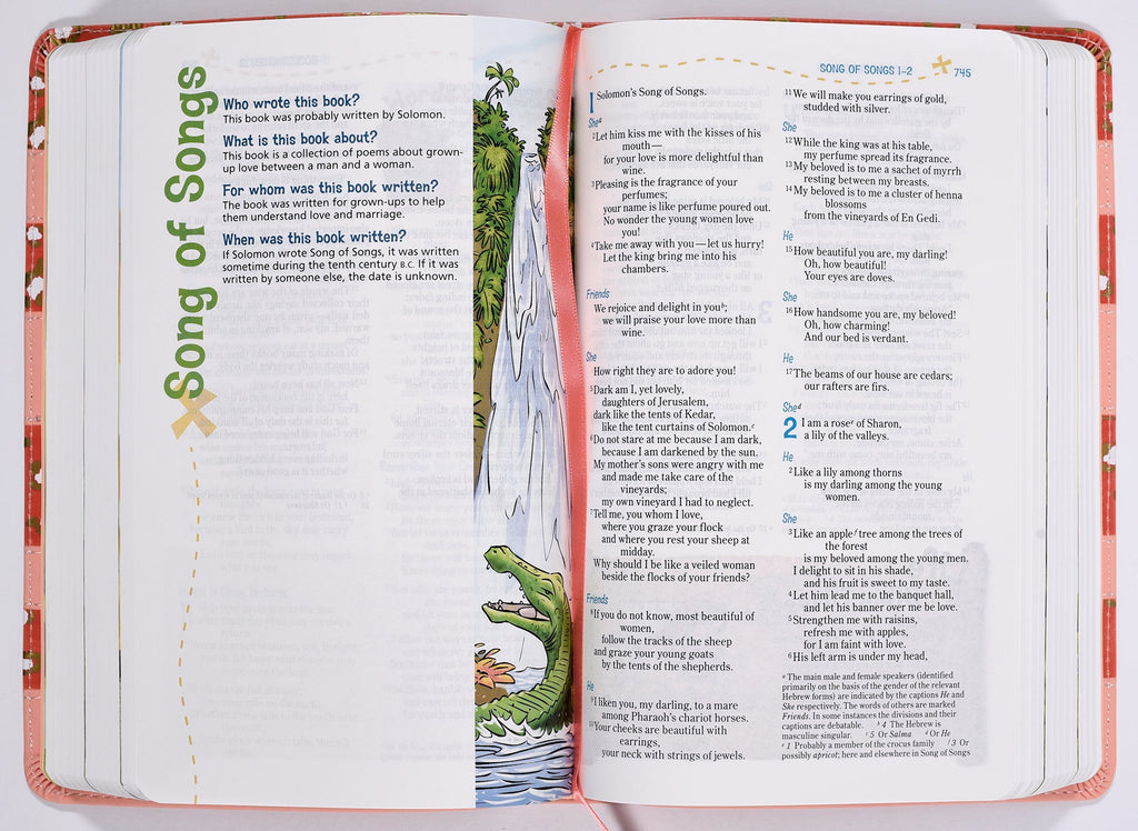Coral NIV Adventure Bible (Black Letter Edition) features and details