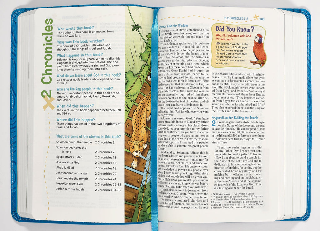 NIV Adventure Bible Blue (Black Letter Edition)