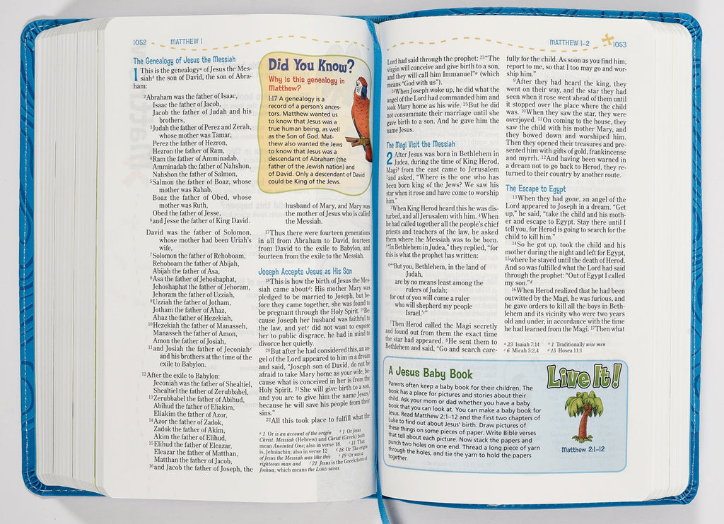NIV Adventure Bible Blue (Black Letter Edition)