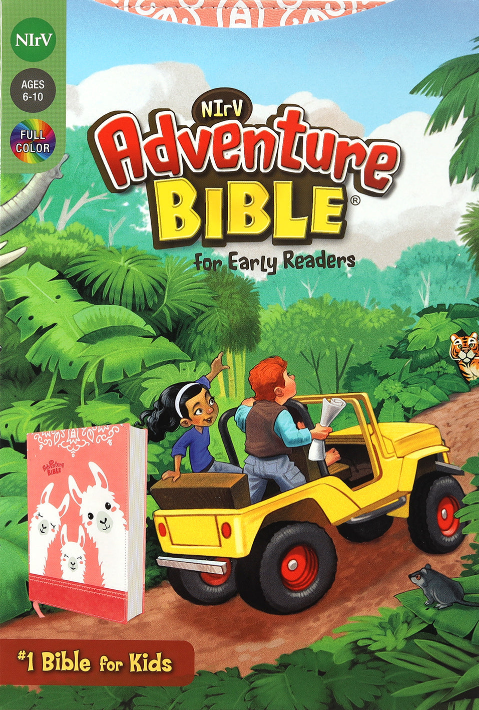 NIrV Adventure Bible for Early Readers, coral full color, kids Bible with adventures