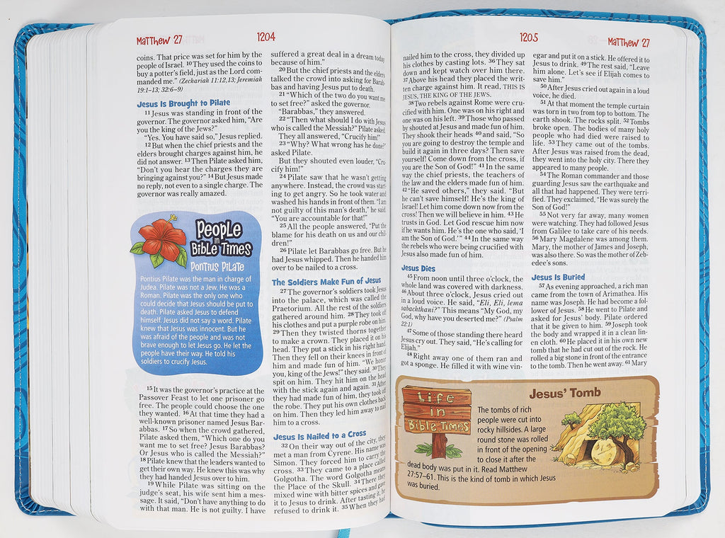 NIRV Adventure Bible for Early Readers in Blue Full Color