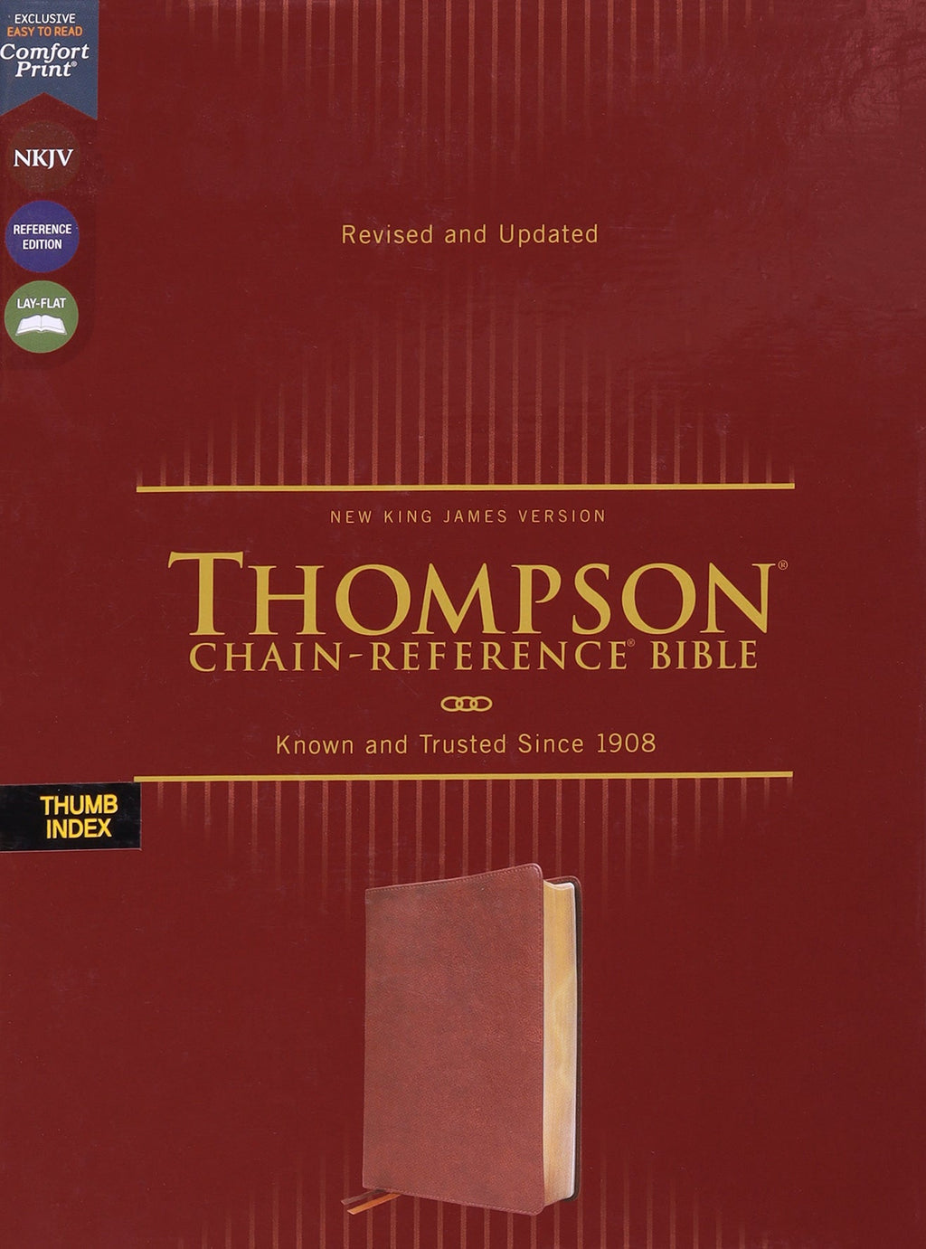 NKJV Thompson Chain-Reference Bible, Red Letter Edition, Brown Thumb Indexed