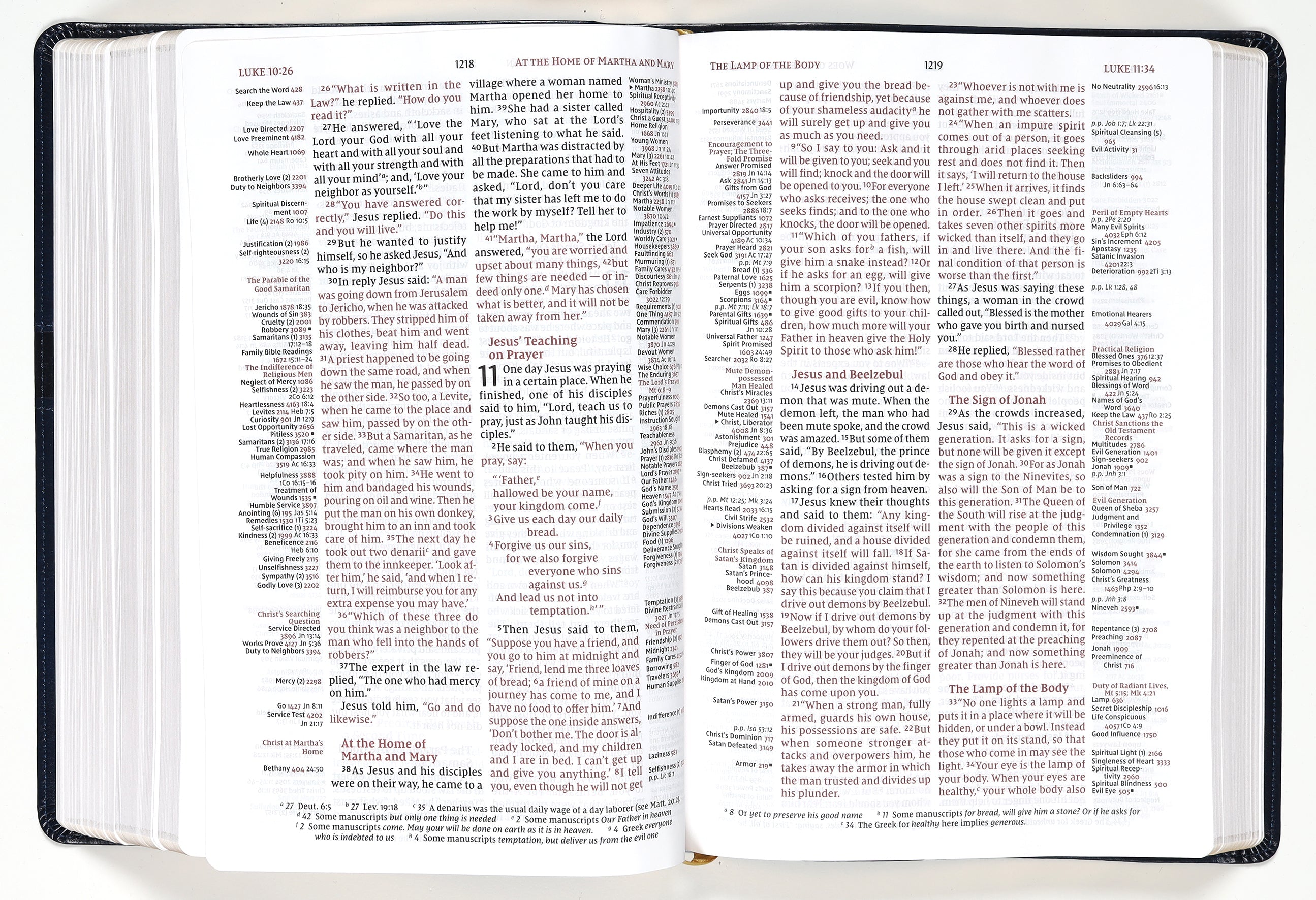 NIV Thompson Chain-Reference Bible Large Print Navy (Red Letter Edition)