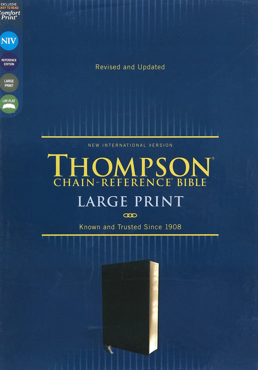 NIV Thompson Chain Reference Bible Large Print Black Thinline Edition