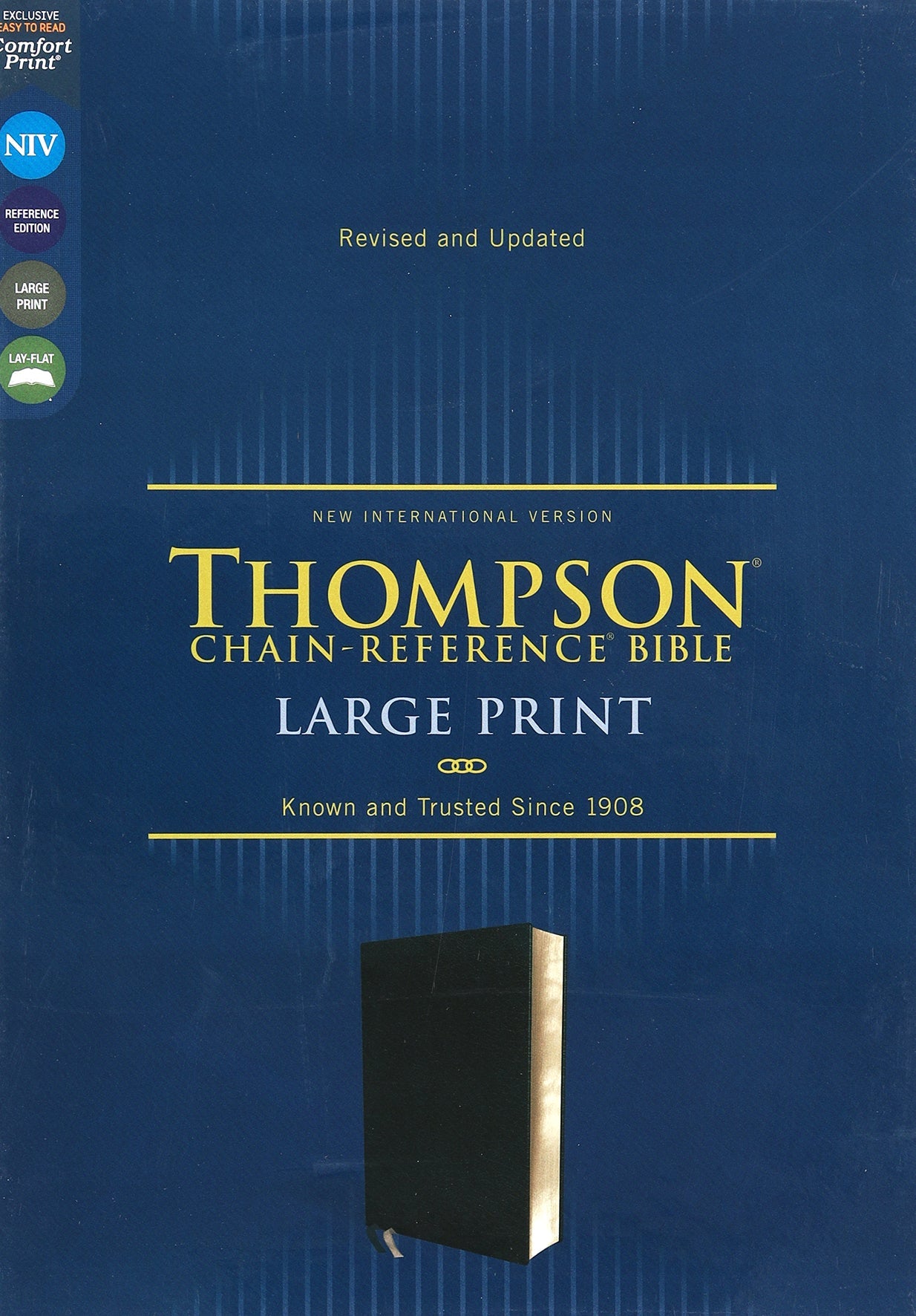 NIV Thompson Chain Reference Bible Large Print Black Thinline Edition