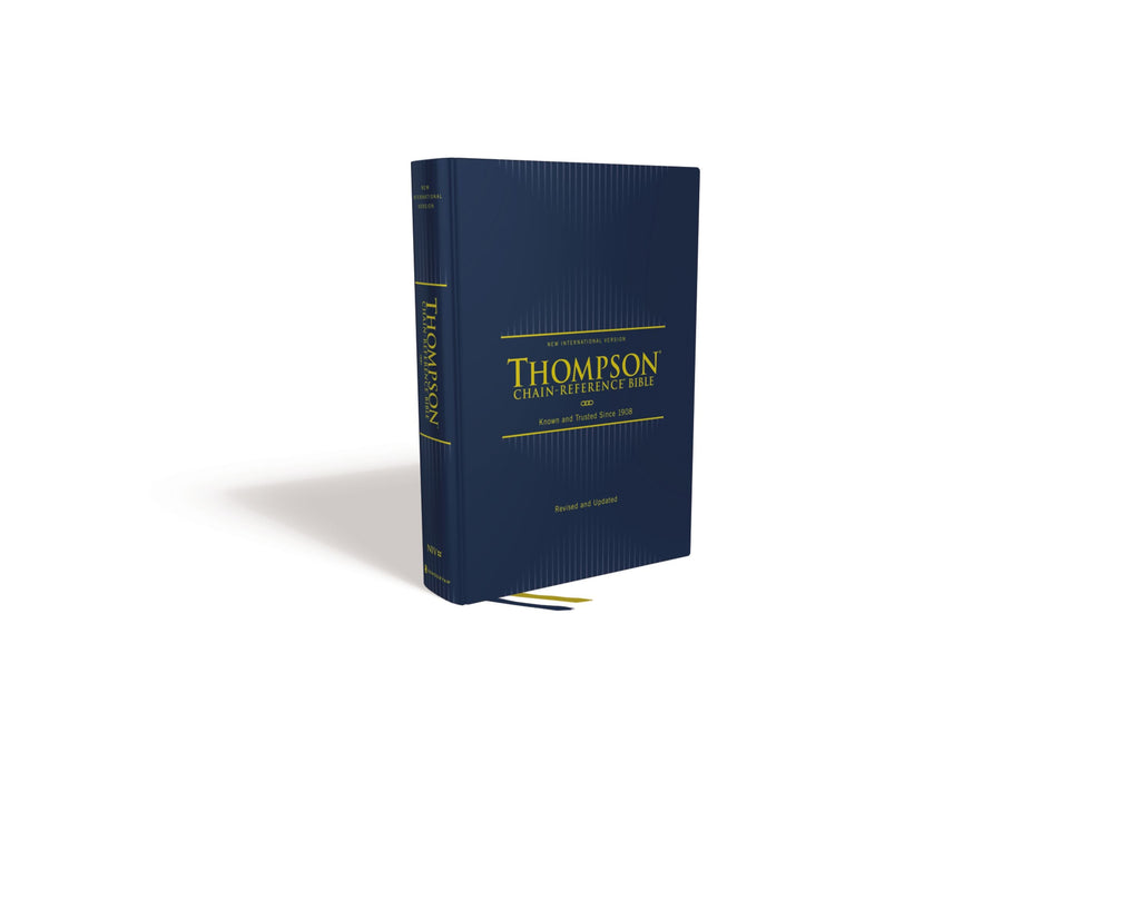 Close-up of the NIV Red Letter Thompson Chain-Reference Bible