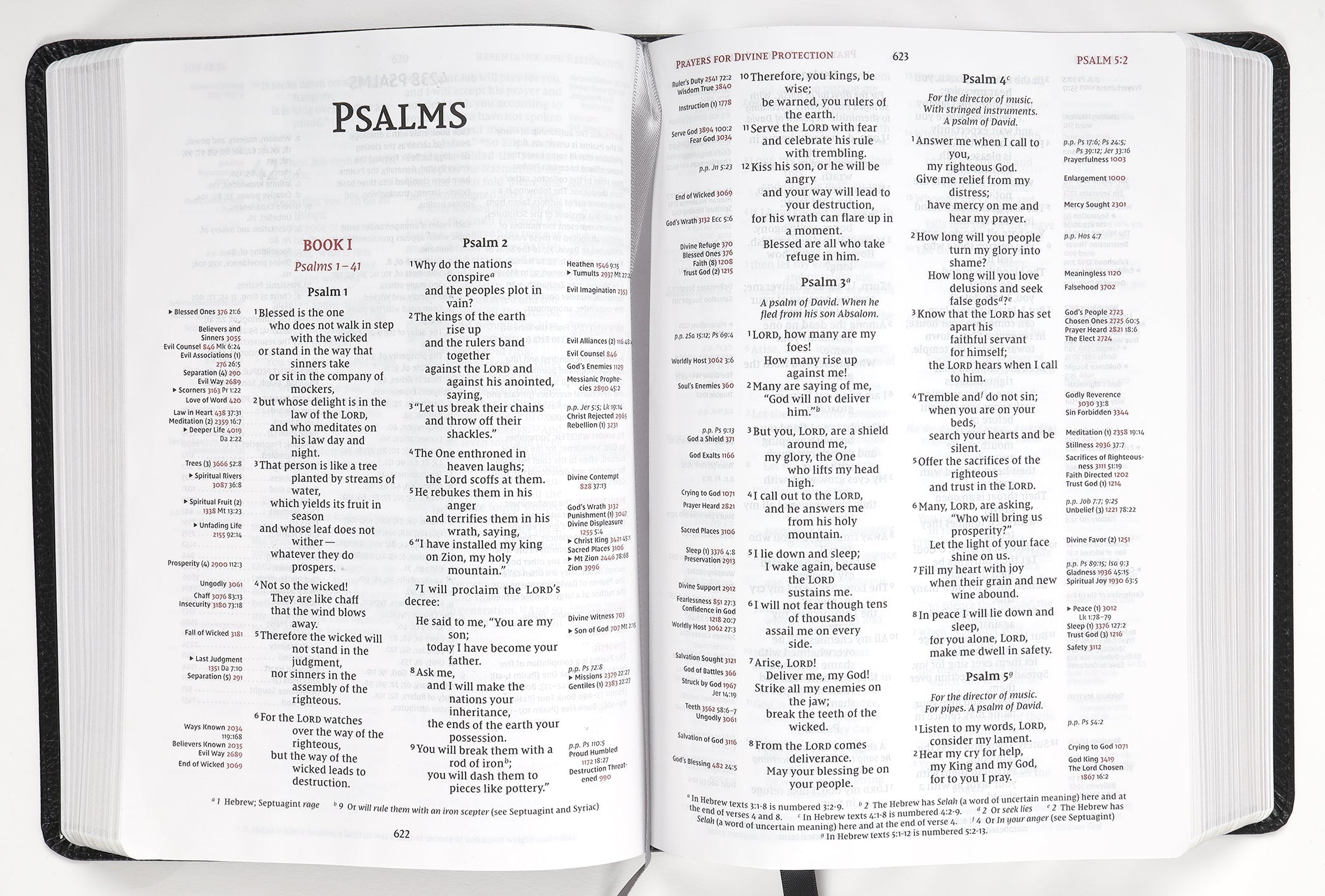 NIV Thompson Chain-Reference Bible Black (Red Letter Edition)