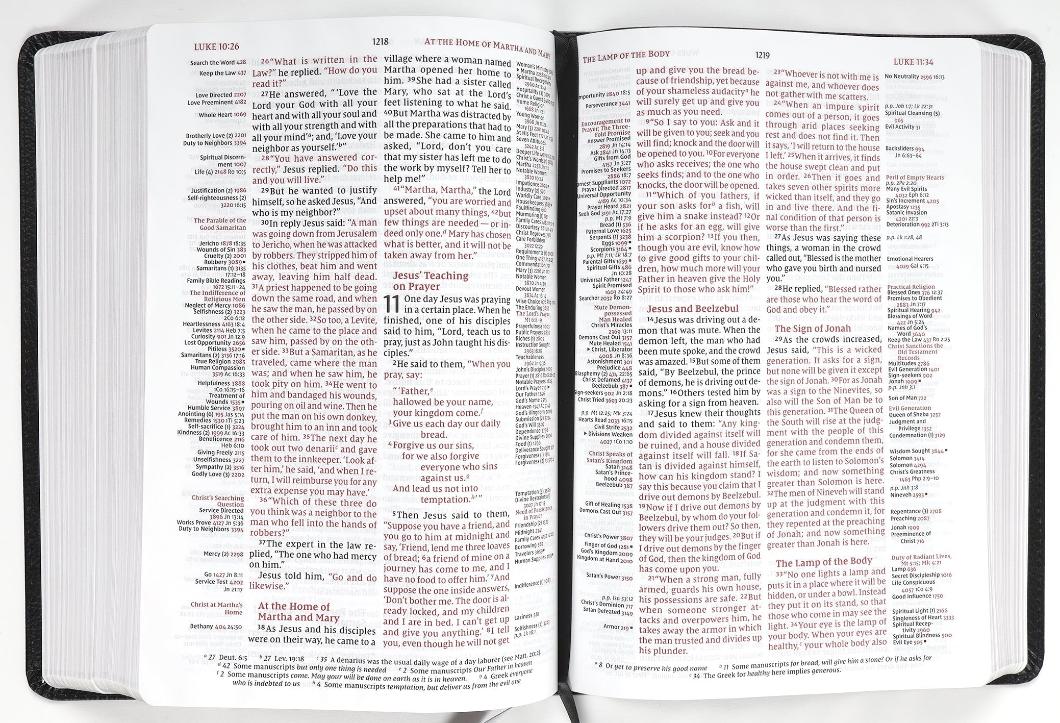 NIV Thompson Chain-Reference Bible Black (Red Letter Edition)