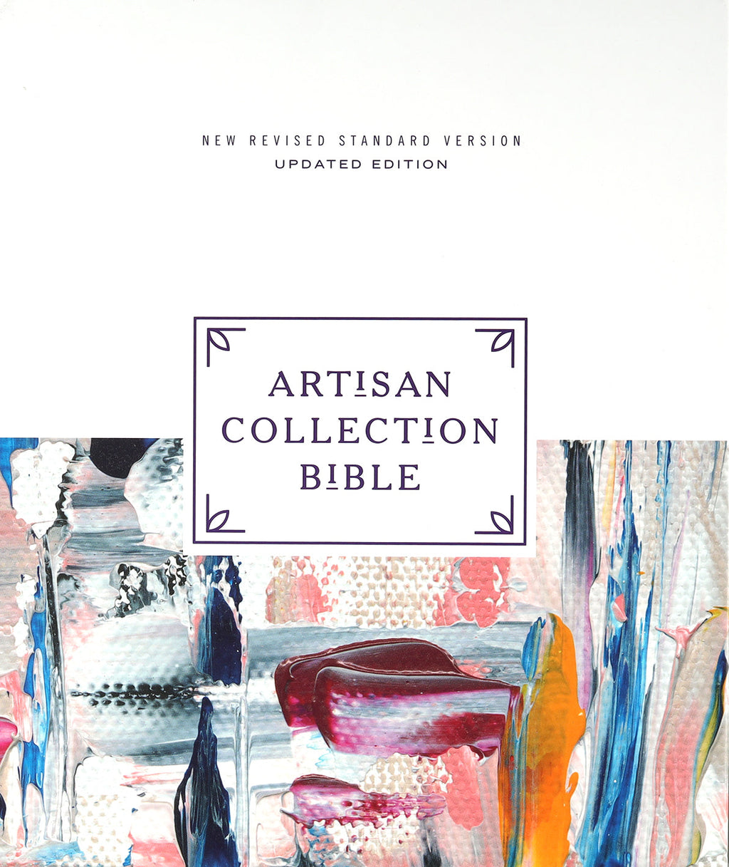Devotional journaling bible with Nrsvue translation and artisan collection design