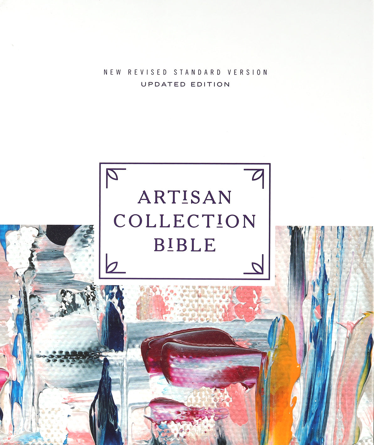 Devotional journaling bible with Nrsvue translation and artisan collection design