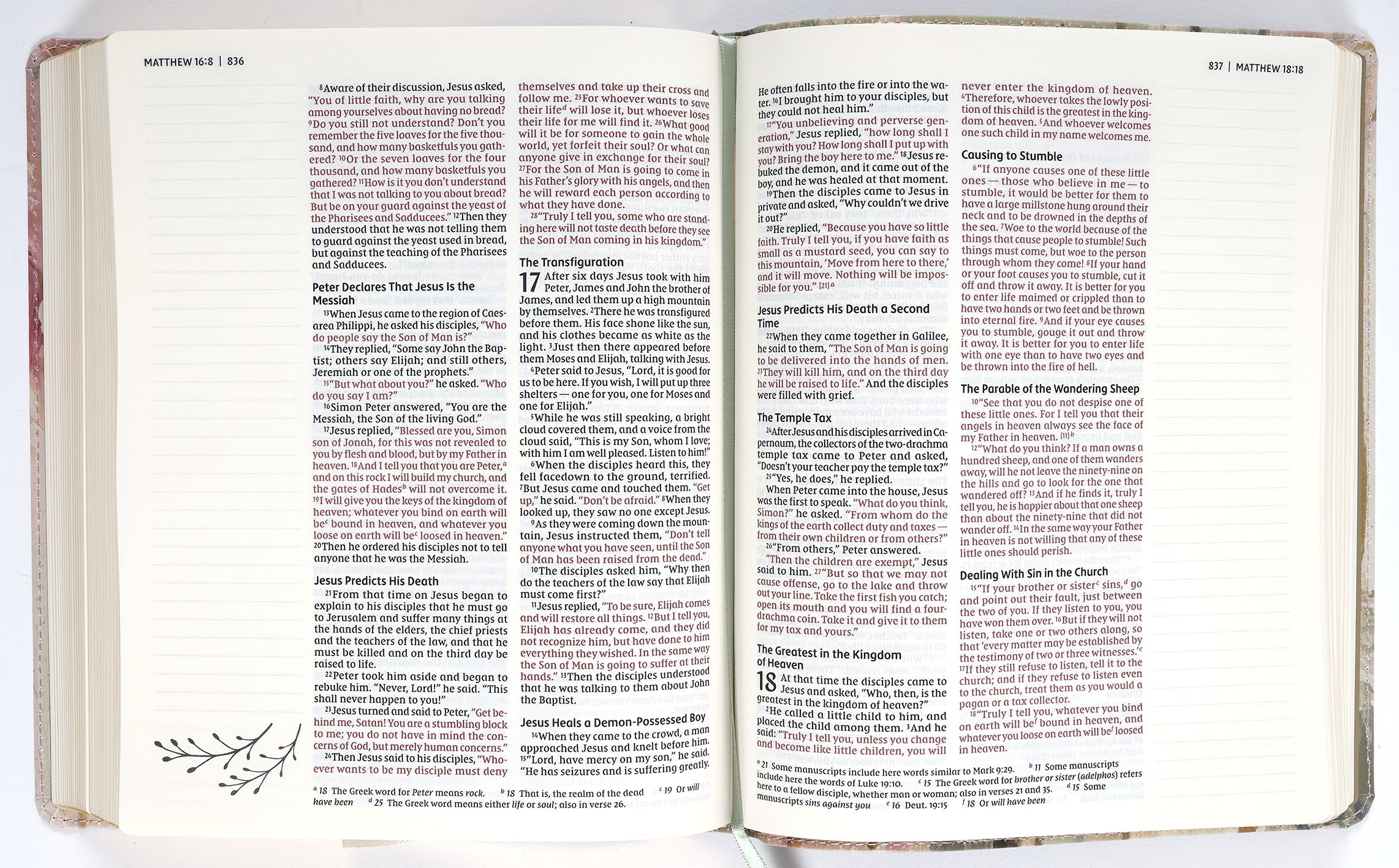 NIV Artisan Collection Bible Red Letter Edition