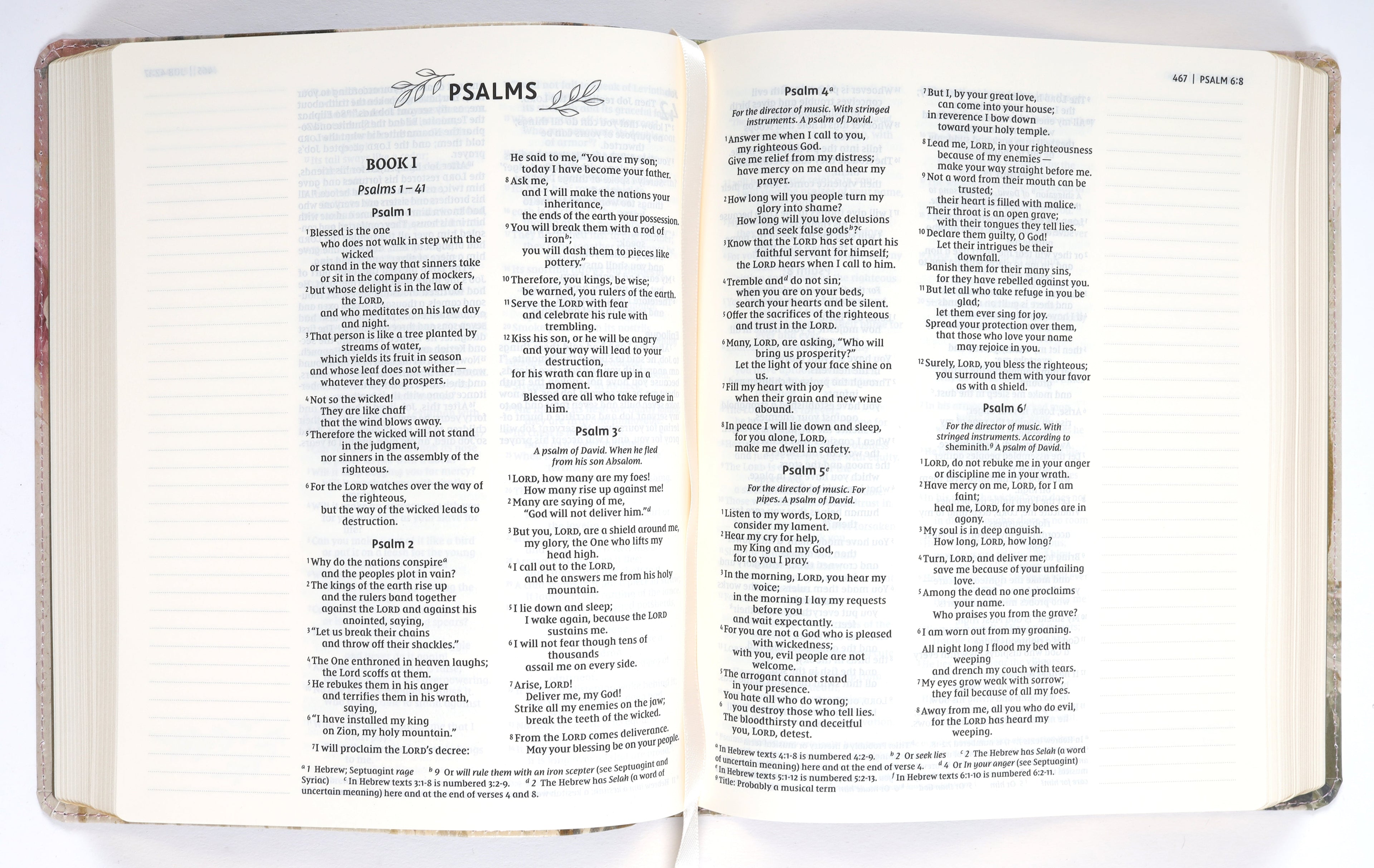 Artisan Collection NIV Bible highlighting multi-color and cream accents in red letter edition.