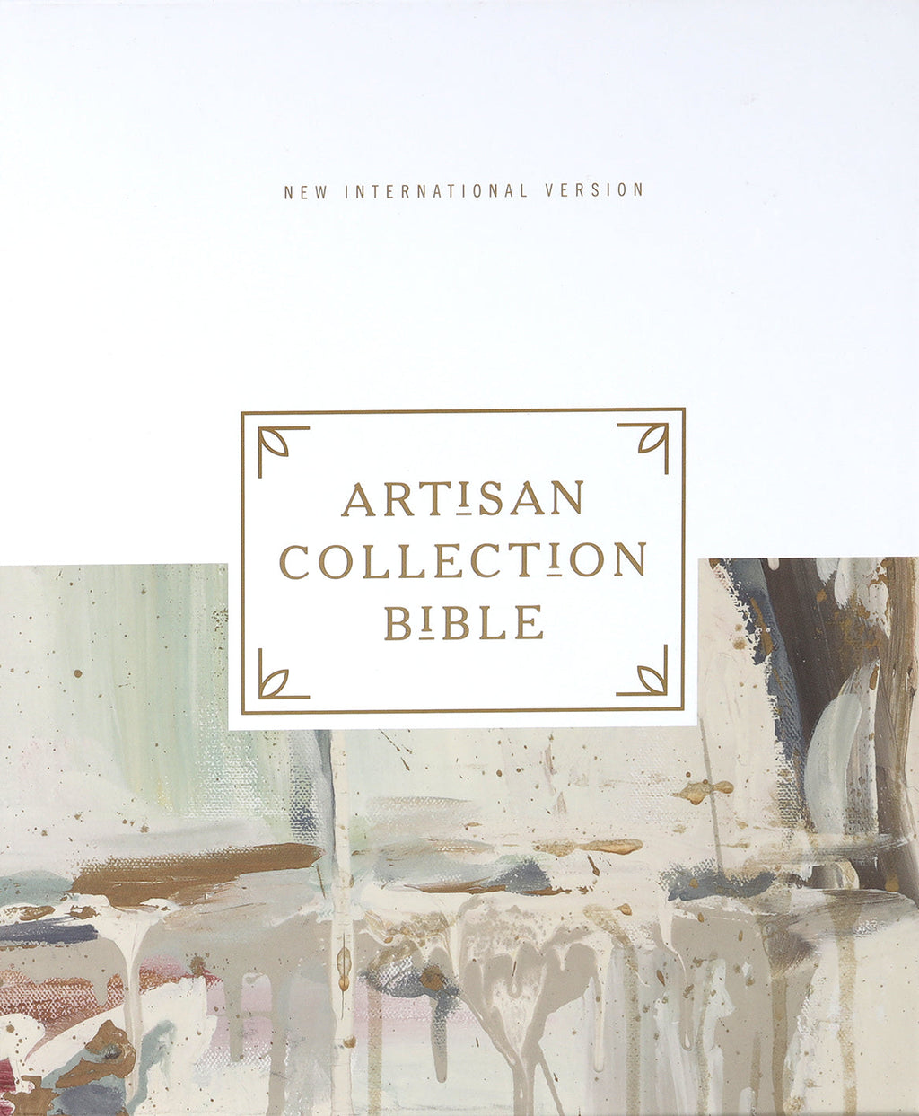 NIV Artisan Collection Bible with leather-like cover and red letter edition text.