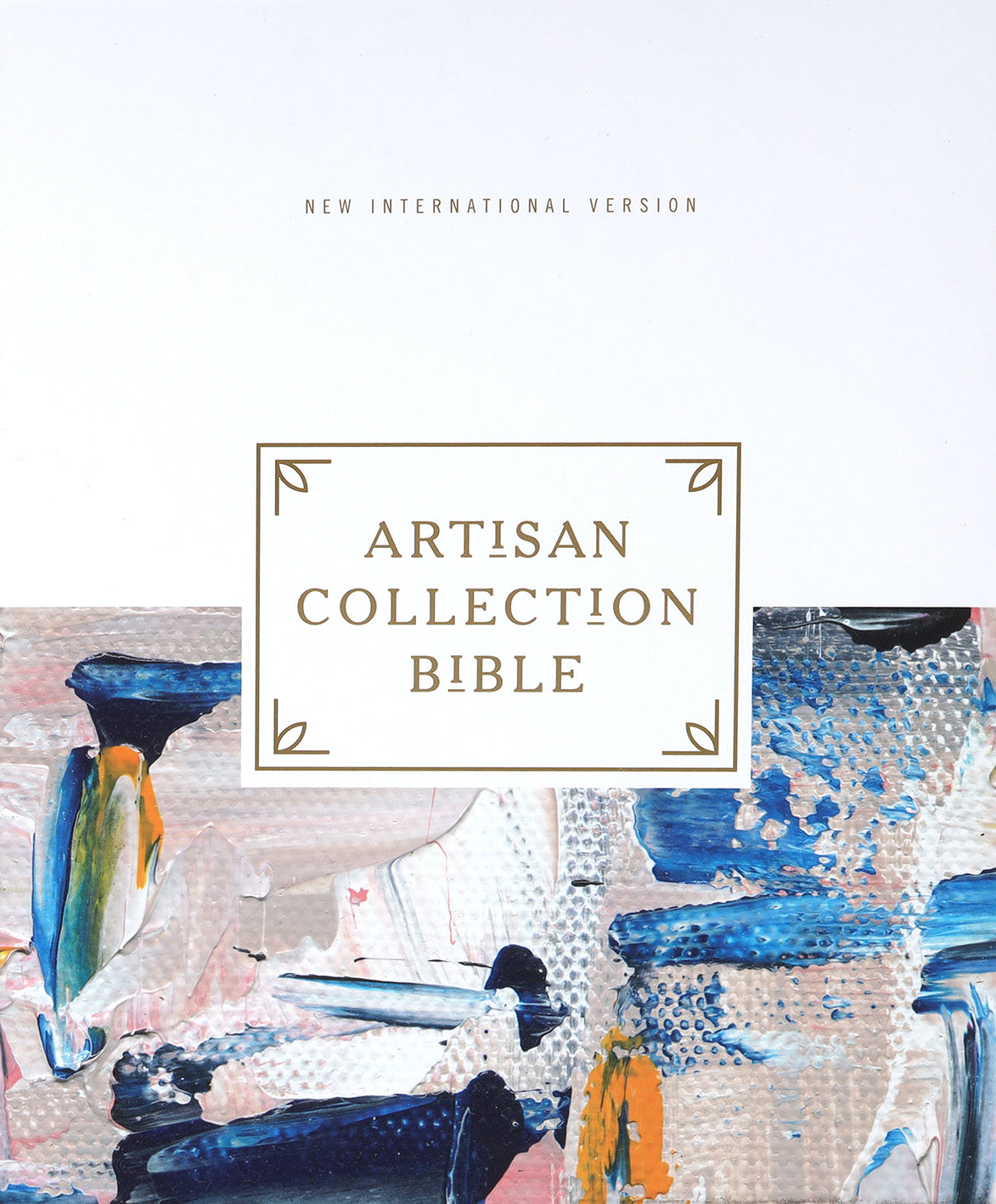 Details of NIV Artisan Collection Multi-Color Journaling Bible cover