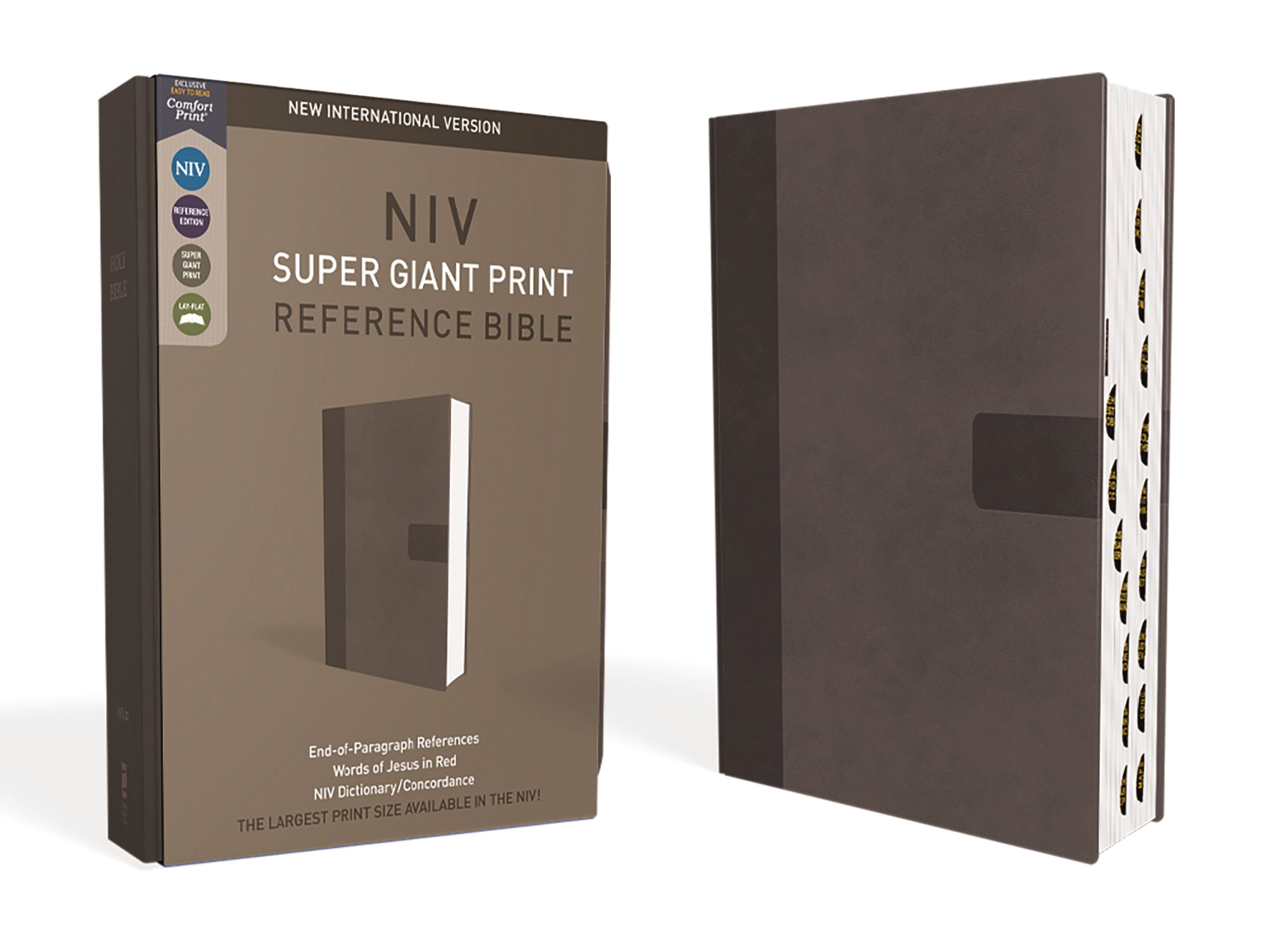 Large Print NIV Bible with Thumb Indexed and Red Letter Edition