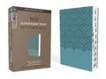 NIV Super Giant Print Reference Bible Teal Thumb Indexed with Red Letter Edition