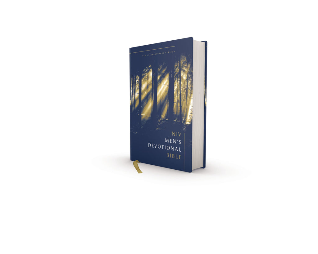 NIV Men's Devotional Bible journaling edition with black letter translation for personal growth