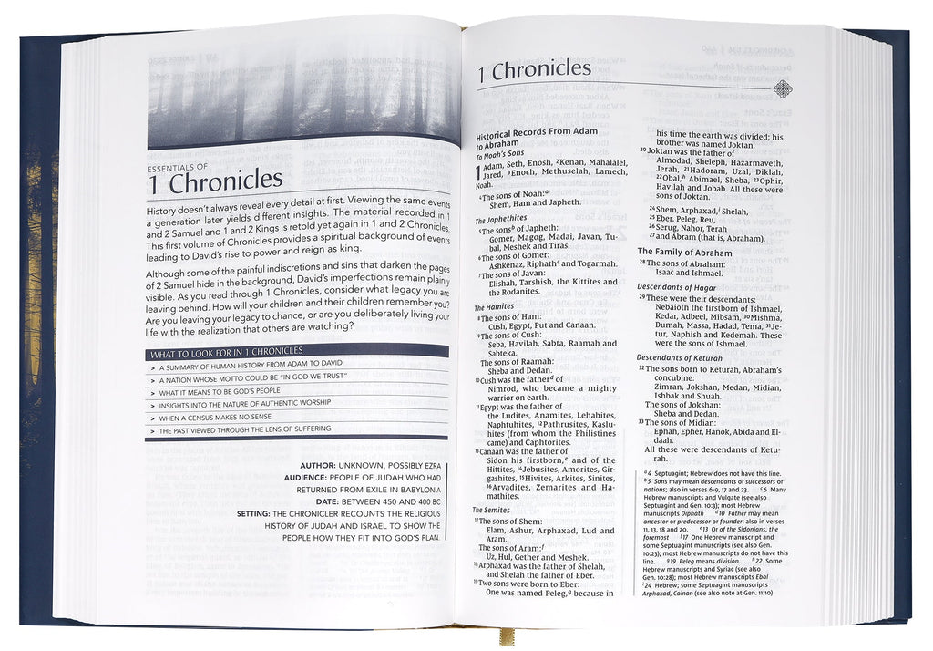 NIV Men's Devotional Bible with black letter edition and space for journaling