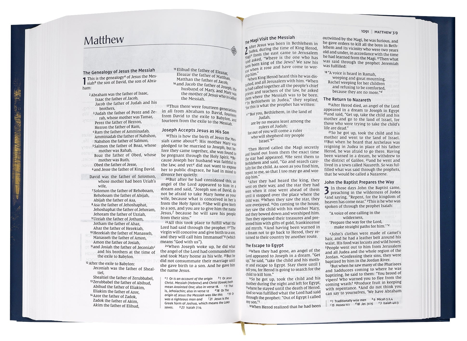 NIV Men's Devotional Bible in Black Letter Edition with pages