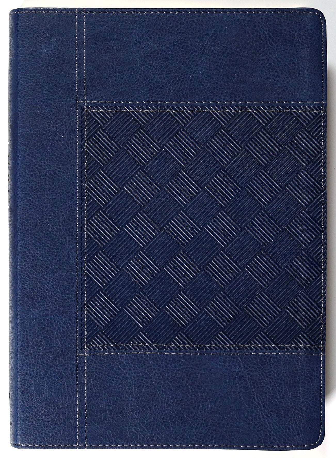 NIV Wide Margin Journaling Bible in Navy with Red Letter Edition