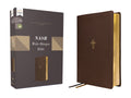 NASB Wide Margin Bible Brown 1995 Text (Red Letter Edition)