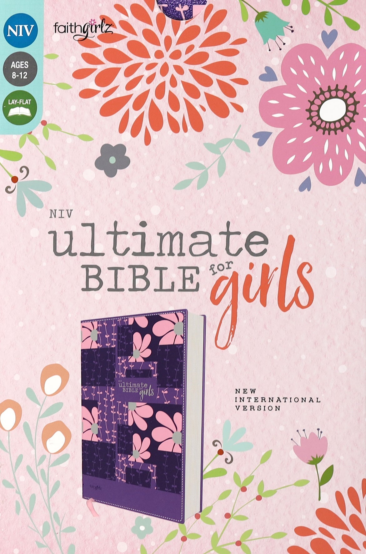 NIV Ultimate Bible for Girls, Faithgirlz Edition Purple, open pages