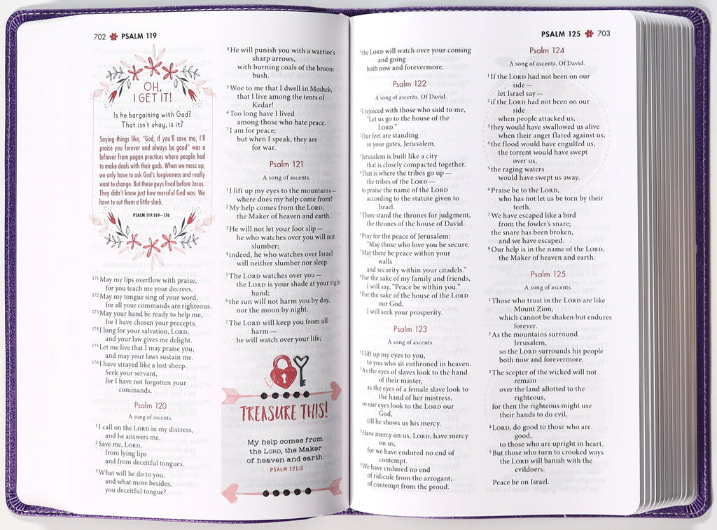 NIV Ultimate Bible For Girls Faithgirlz Edition Purple (Faithgirlz! Series)