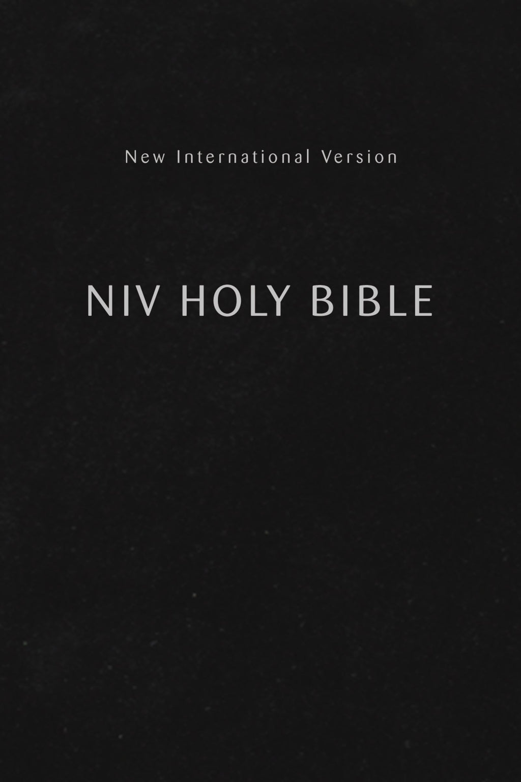 NIV Compact Black Letter Bible with a clear and easy-to-understand translation