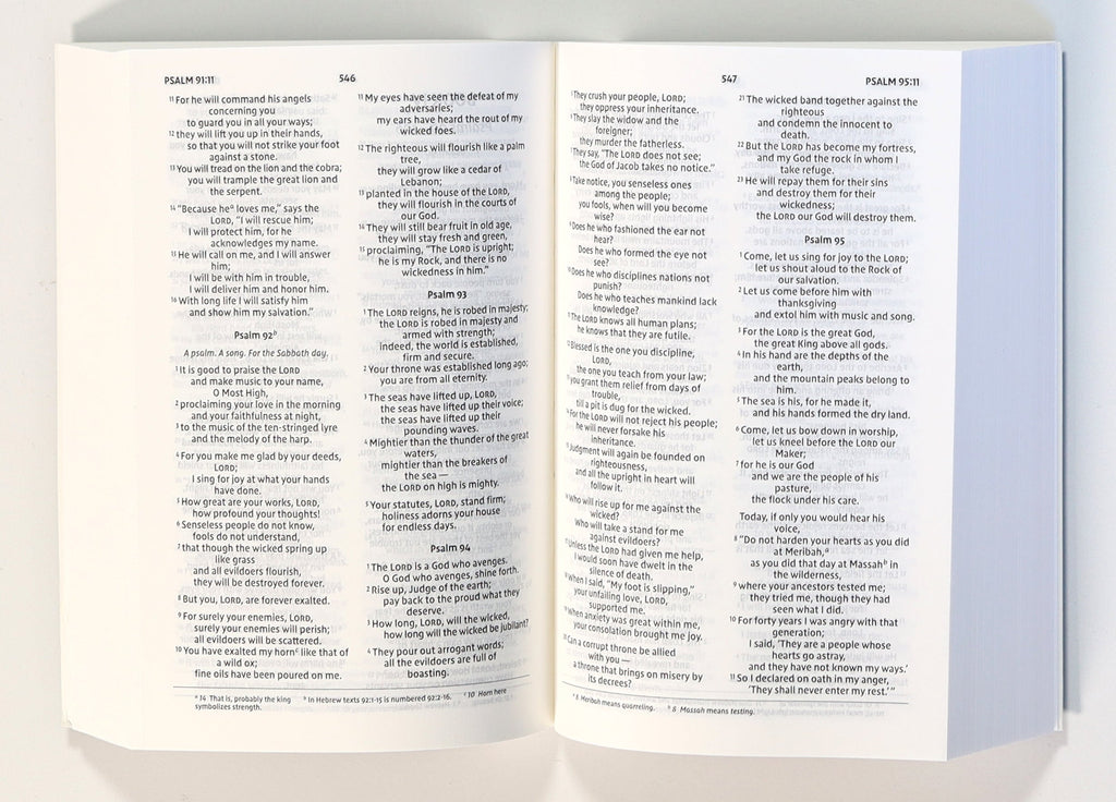 High-quality NIV Compact Black Letter Bible for personal study and devotion
