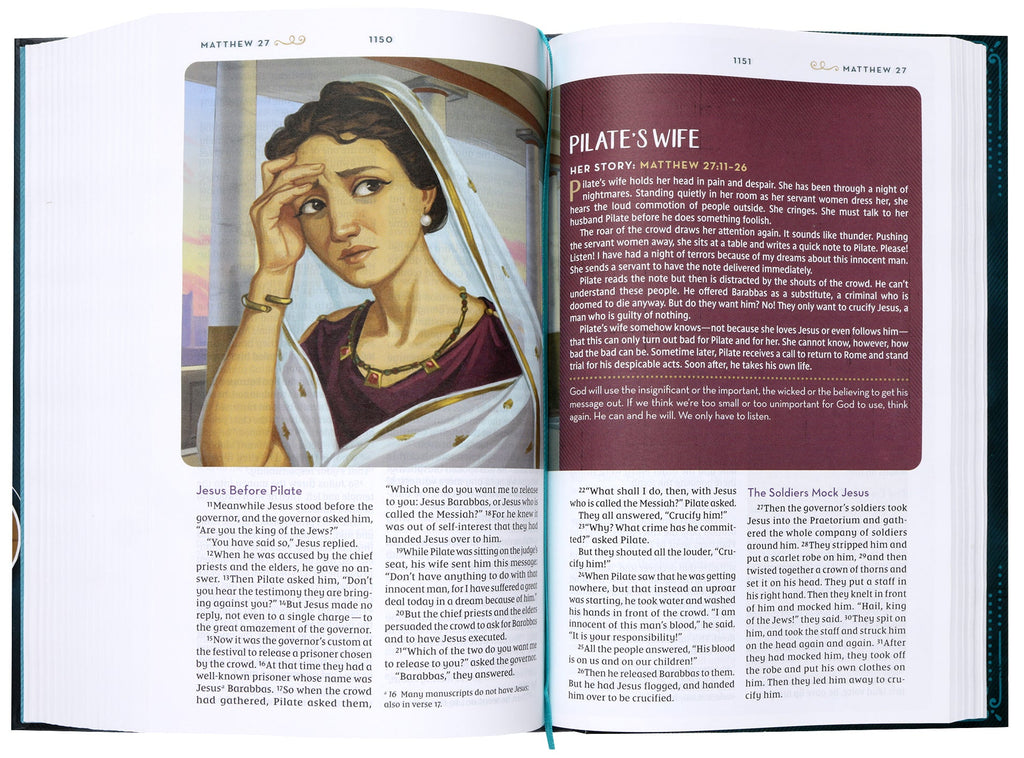 The NIV Kingdom Girls Bible in Teal, a Bible for kids and young girls