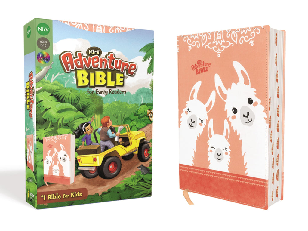 NIRV Adventure Bible for Early Readers, a colorful Bible for young readers with indexed tabs.