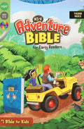 Blue NIRV Adventure Bible for Early Readers, full-color thumb with indexed tabs