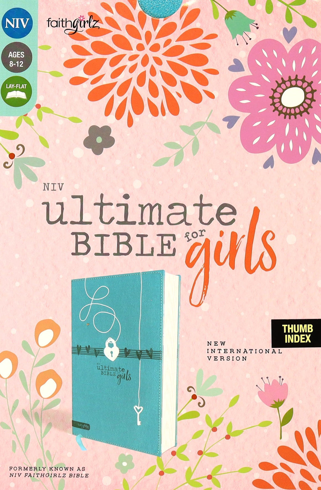 NIV Ultimate Bible For Girls Faithgirlz Edition Teal Thumb Indexed Tabs (Faithgirlz! Series)