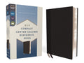Compact black NIV reference Bible with red letter edition
