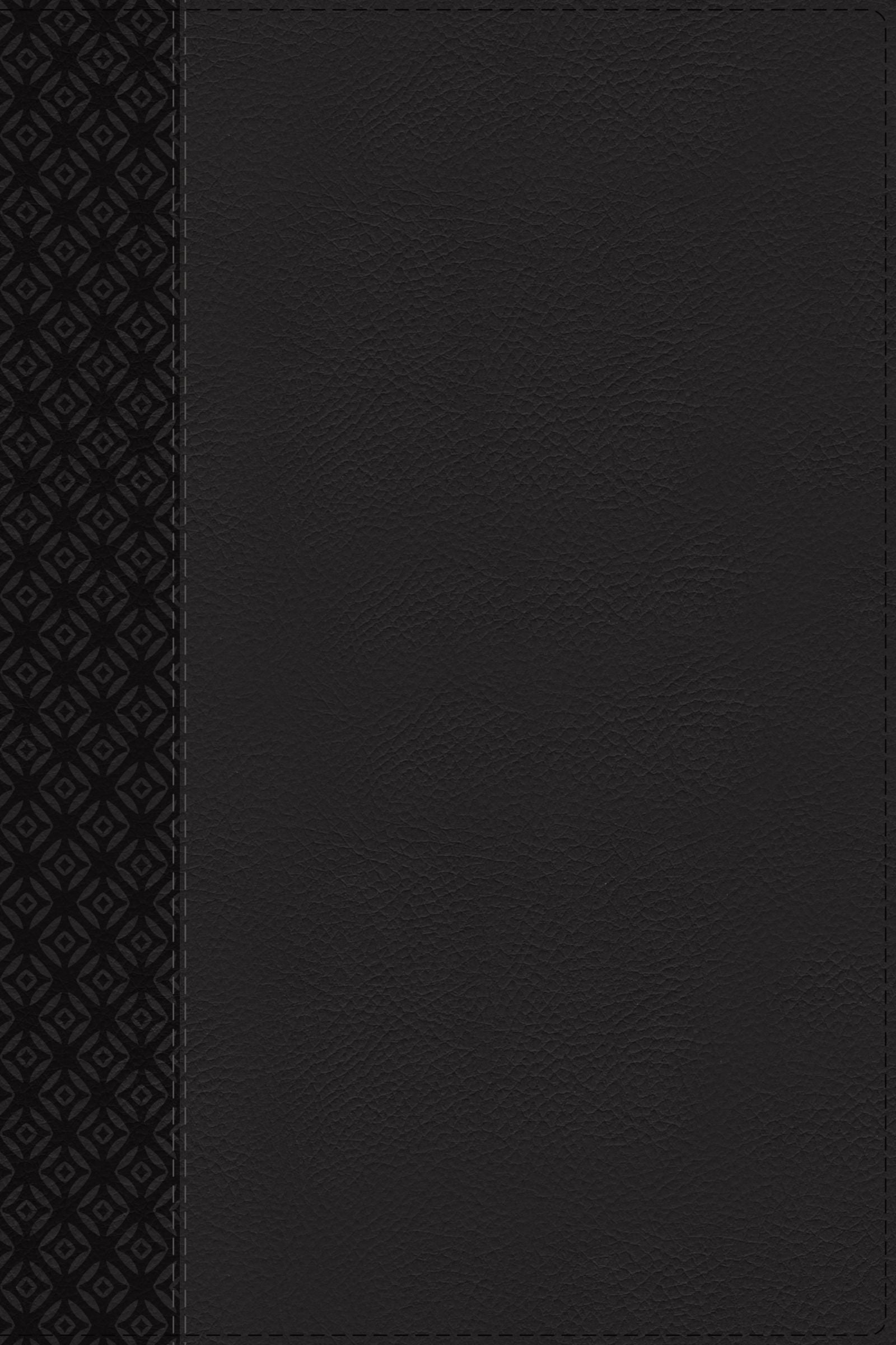 NIV Compact Center-Column Reference Bible Black (Red Letter Edition)