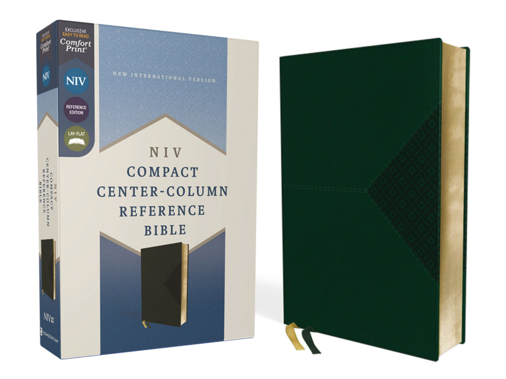 Compact NIV Bible with center-column references and red letter edition