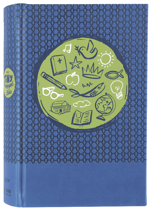 NIRV Tiny Theologians Bible, Blue, a compact Bible featuring the New International Reader's Version