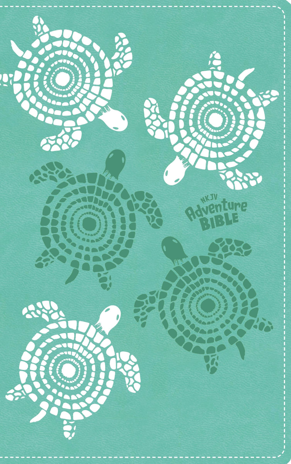 NKJV Adventure Bible Teal close-up image showing teal cover and design