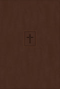 NIV Thinline Bible Large Print Brown (Red Letter Edition)
