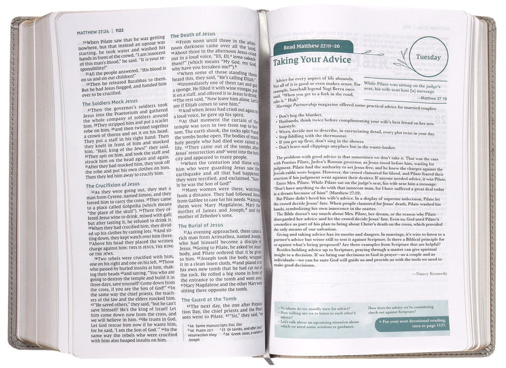 Bible for couples to read and grow together in their faith