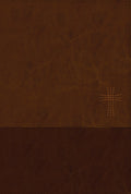 NIV Thinline Bible, Large Print, Brown, Zippered Bible with Red Letter Edition