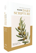Daily Scripture Bible, NASB, Journaling Edition, White and Olive cover, 1995 text