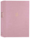 NIV Study Bible, Fully Revised Edition, Red Letter Edition, Pink leather-bound Bible for in-depth study and devotion.