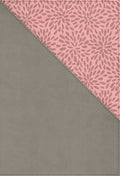 Gray and pink NIV Quest Study Bible featuring large print and thumb indexed design