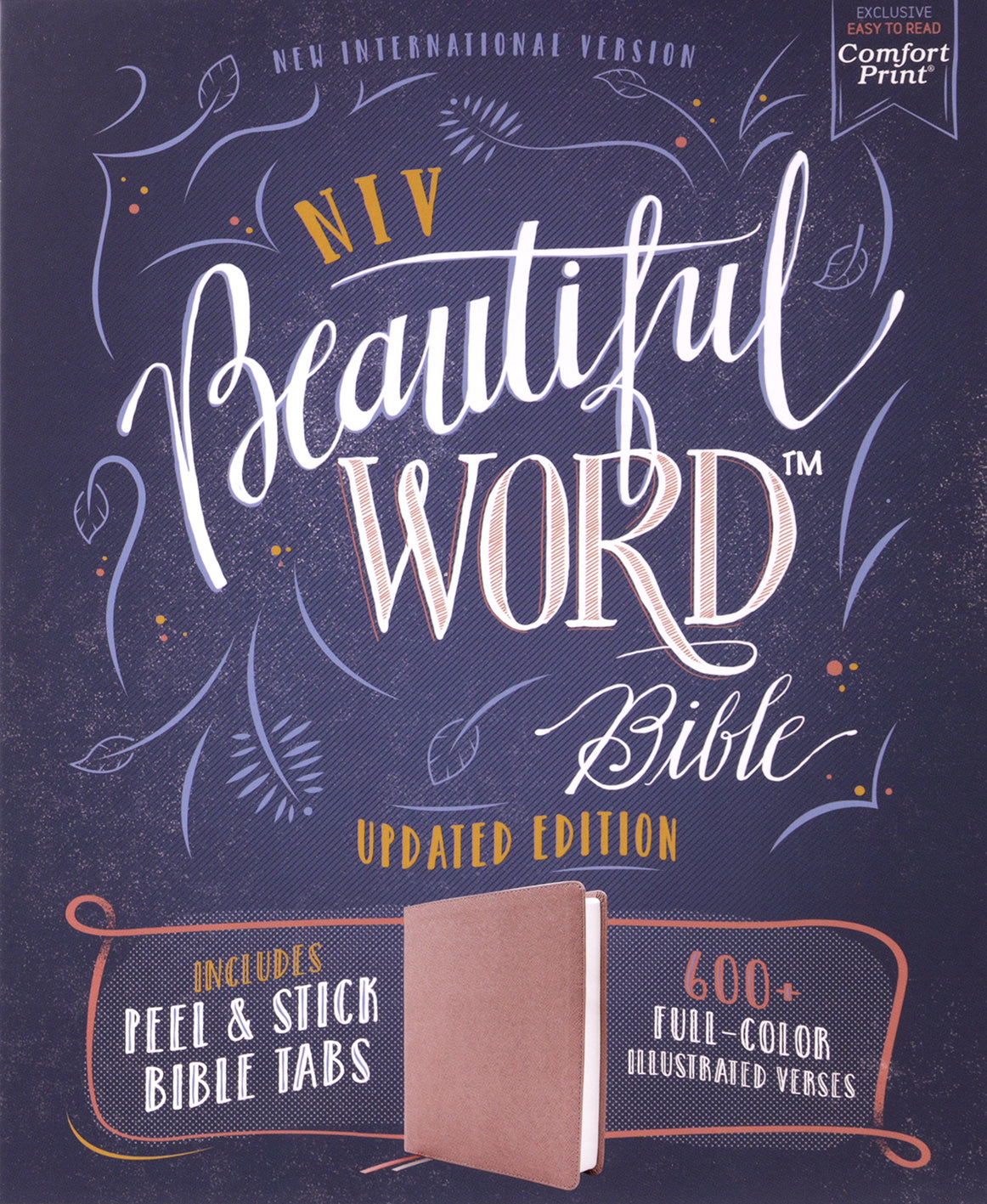 NIV Beautiful Word Bible, Journaling Edition, Red Letter, Pink Bible