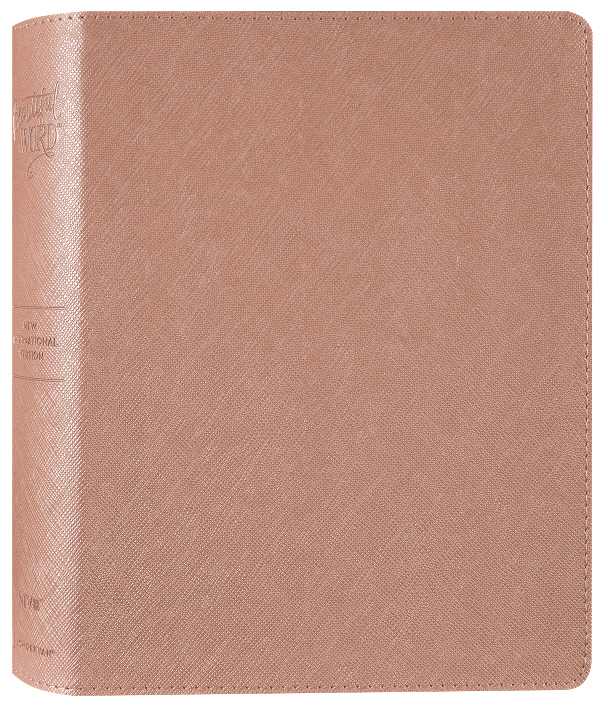 NIV Beautiful Word Bible, Journaling Edition, Red Letter, Pink Bible