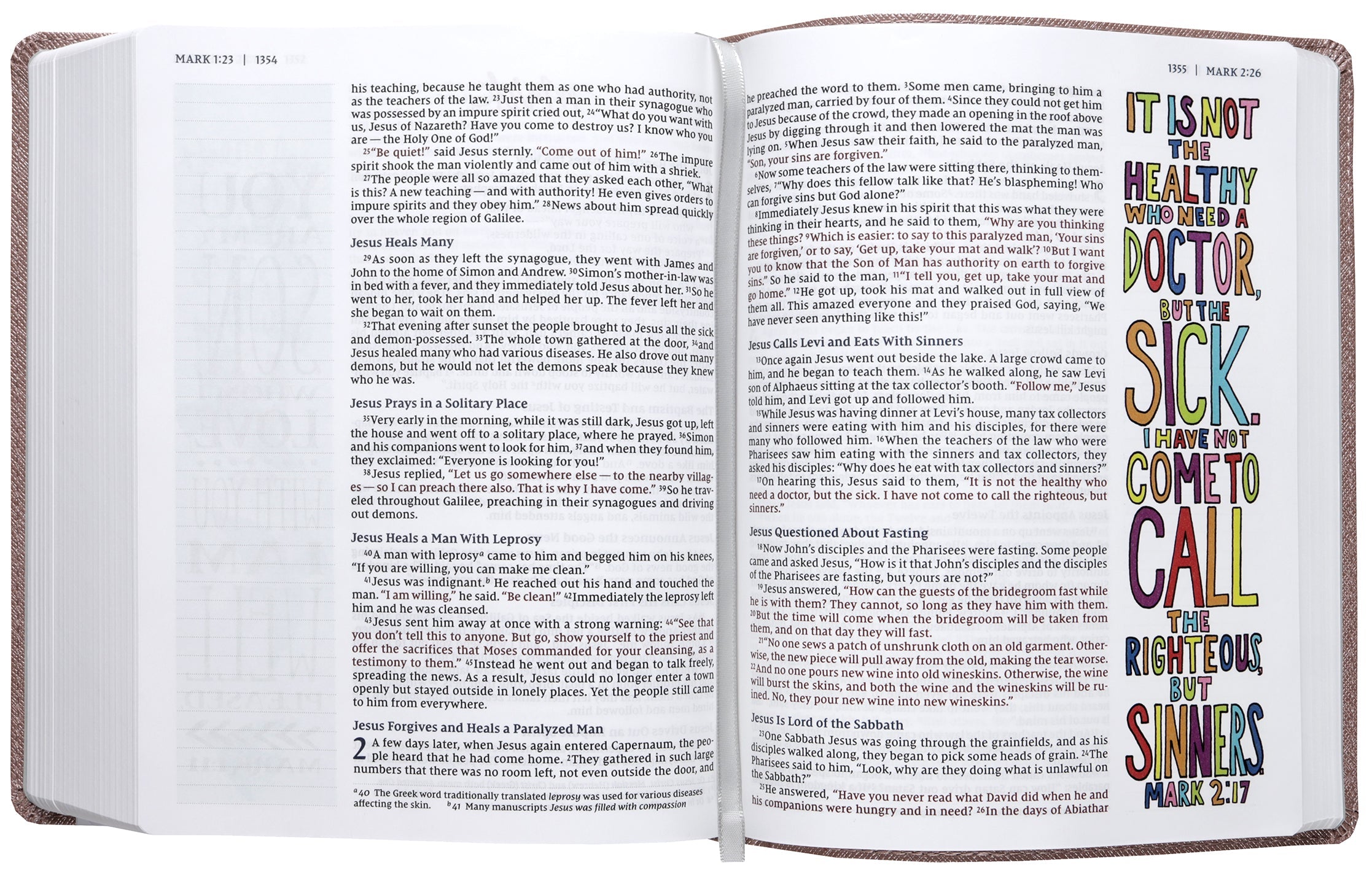 NIV Beautiful Word Bible, Journaling Edition, Red Letter, Pink Bible