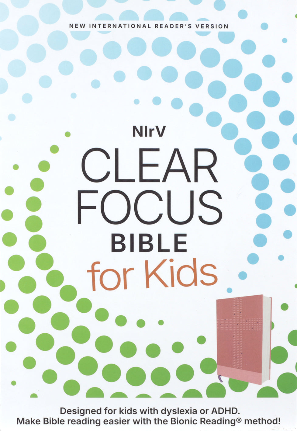 NIRV Clear Focus Bible for Kids book cover in Pink