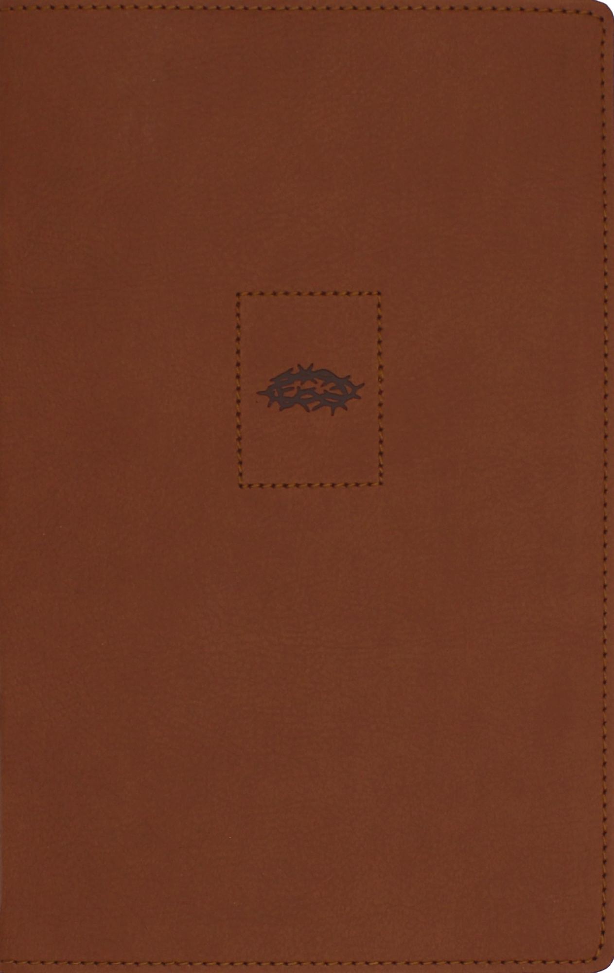 NIV Heritage Bible, Brown Leather Bound with Red Letter Edition and Page Edge Art