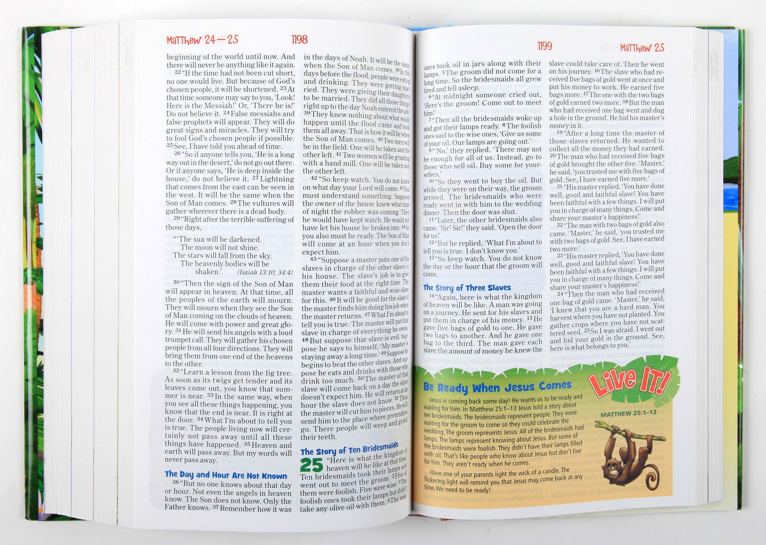 The cover of the NIRV Adventure Bible for Early Readers, featuring a bold and adventurous design